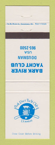 Matchbook Cover - Bark River Yacht Club Dousman