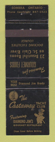 Matchbook Cover - Castaway Yacht Club Sombra ON WEAR