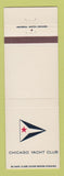 Matchbook Cover - Chicago Yacht Club IL