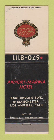 Matchbook Cover - Airport Marina Hotel Los Angeles CA WEAR