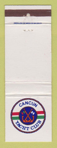 Matchbook Cover - Cancun Yacht Club Mexico WEAR