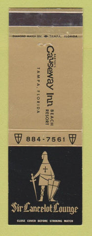 Matchbook Cover - Sir Lancelot Lounge Causeway Inn Tampa FL WEAR
