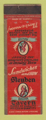 Matchbook Cover - Steuben Tavern New York City WORN