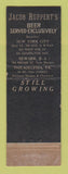 Matchbook Cover - Steuben Tavern New York City WORN