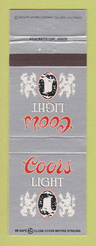 Matchbook Cover - Coors Light Beer