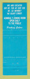 Matchbook Cover - Danversport Yacht Club Danvers MA