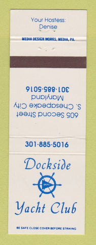 Matchbook Cover - Dockside Yacht Club South Chesapeake City MD