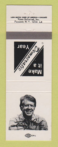 Matchbook Cover - Jimmy Carter for President
