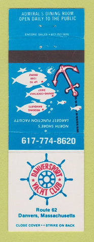 Matchbook Cover - Danversport Yacht Club Danvers MA