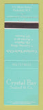 Matchbook Cover - Crystal Bay Seafood Peekskill NY
