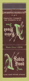 Matchbook Cover - Robin Hood Inn Glendale CA