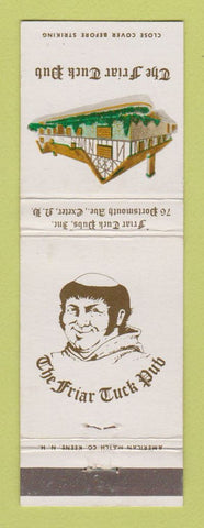 Matchbook Cover - Friar Tuck Pub Exeter NH