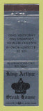 Matchbook Cover - King Arthur Steak House Lancaster OH