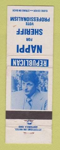 Matchbook Cover - Nappi for Sheriff Election WEAR