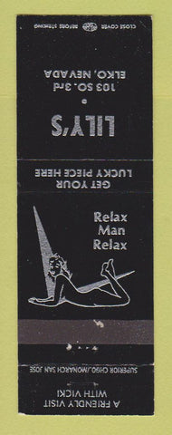 Matchbook Cover - Lily's Elko NV girlie brothel?