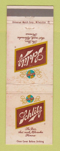Matchbook Cover - Schlitz Beer
