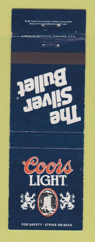 Matchbook Cover - Coors Light Beer Silver Bullet