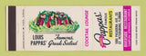 Matchbook Cover - Louis Cappas' Restaurant Tarpon Springs FL WEAR