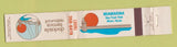 Matchbook Cover - Dockside Terrace Restaurant Miami FL WEAR 10 Strike
