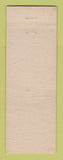 Matchbook Cover - J Floyd Van Winkle Sheriff Election