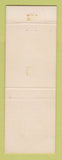 Matchbook Cover - Alton T Young Sheriff Election Erie County