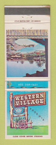 Matchbook Cover - Western Village Phoenix AZ