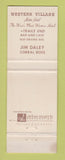 Matchbook Cover - Western Village Phoenix AZ