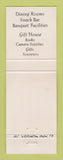 Matchbook Cover - Mount Vernon Inn VA