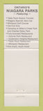 Matchbook Cover - Niagara Parks Commission ON Ontario