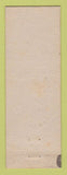 Matchbook Cover - Daniel Zeigler Mayor Election