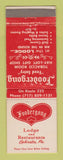 Matchbook Cover - Foodergong Lodge Restaurants Ephrata PA WEAR