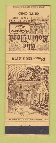 Matchbook Cover - Robin Hood Restaurant Kent OH