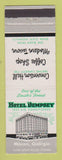 Matchbook Cover - Hotel Dempsey Macon GA WEAR
