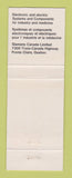 Matchbook Cover - Siemens Electronics Canada QC WEAR