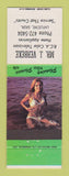 Matchbook Cover - Mr J Verbeke TV RCA Lafleche SK pinup