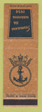 Matchbook Cover - Semana Da Marinha 1954 Brazil WEAR