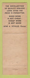 Matchbook Cover - Hallandale Heating Bedford OH WEAR