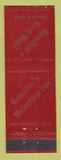 Matchbook Cover - Hamilton's Park Hotel Warren OH Welshfield
