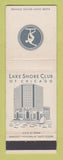 Matchbook Cover - Lake Shore Club Chicago IL