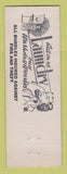 Matchbook Cover - Best Ever Laundry Cincinnati OH