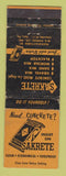 Matchbook Cover - Sakrete Concrete Lilesville NC WORN