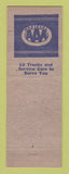 Matchbook Cover - Baker Motors Lakewood OH AAA