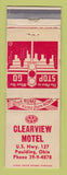 Matchbook Cover - Clearview Motel Paulding OH WEAR