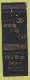 Matchbook Cover - Old Boat House Valley View OH WEAR