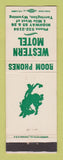 Matchbook Cover - Western Motel Torrington WY