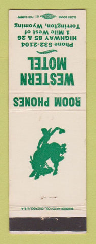 Matchbook Cover - Western Motel Torrington WY