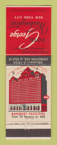 Matchbook Cover - Hotel George Washington New York City