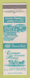 Matchbook Cover - Corner House Restaurant St Augustine FL WEAR