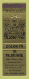 Matchbook Cover - Willows Motel Williamstown MA