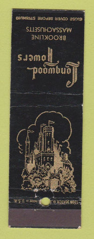 Matchbook Cover - Longwood Towers Brookline MA